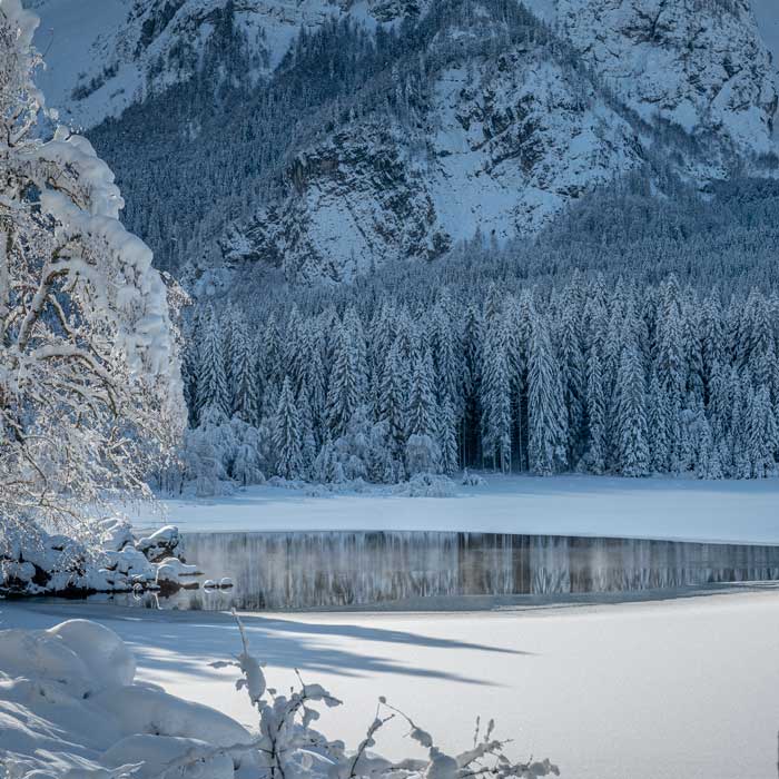 Methoden---sitzen-in-der-Stille-1 Winterlandschaft - Sinnbild für die Stille